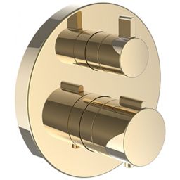 Laufen City Therm bateria wannowo-prysznicowa podtynkowa złota HF905475463000