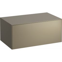 Laufen Sonar szafka 77 cm podumywalkowa wisząca z blatem tytanowy połysk H4054100340421