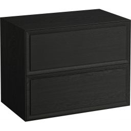 Laufen The New Classic szafka 77 cm podumywalkowa wisząca z blatem ciemny dąb H4060160856281