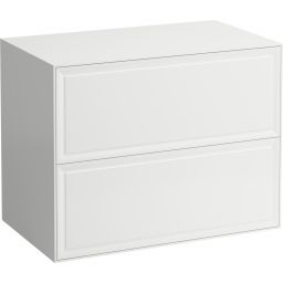 Laufen The New Classic szafka 80 cm podumywalkowa wisząca z blatem biały połysk H4060160856311