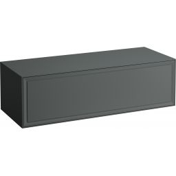 Laufen The New Classic szafka 117,5 cm podumywalkowa wisząca z blatem szary traffic mat H4060250856271