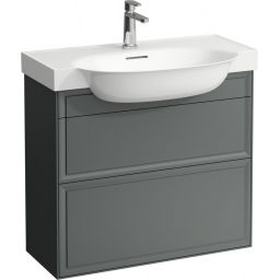 Laufen The New Classic szafka 80 cm podumywalkowa wisząca szary traffic mat H4060420856271