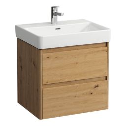 Laufen Base 2.0 szafka 57x44,5x51,5 cm podumywalkowa wisząca dąb H4112721082671