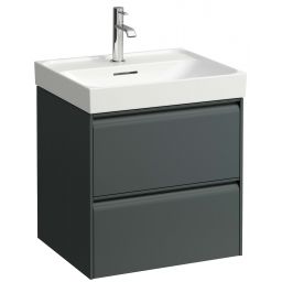 Laufen Meda szafka 53,4x44,8x51,5 cm podumywalkowa wisząca Traffic Grey H4215620112661