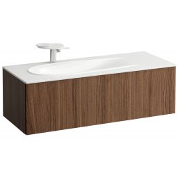Laufen Il Bagno Alessi szafka 120 cm podumywalkowa wisząca lewa noce canaletto H4304410976301