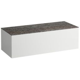 Laufen Il Bagno Alessi szafka 120 cm podumywalkowa wisząca z blatem biały mat H4323000972601