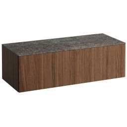 Laufen Il Bagno Alessi szafka 120 cm podumywalkowa wisząca z blatem noce canaletto H4323000976301