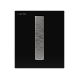 Laufen Ineo przycisk spłukujący do pisuaru szkło czarne/stal nierdzewna H9091021240001