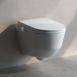 Laufen Cleanet Pro toaleta myjąca z pokrętłem sterującym wisząca bez kołnierza biała H600890000S002