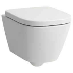 Laufen Meda zestaw miska z deską wisząca bez kołnierza biały H8661130000001