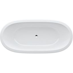 Laufen Alessi One wanna wolnostojąca z hydromasażem i oświetleniem 183x87 cm owalna biała H2459720006251