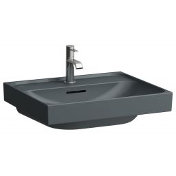 Laufen Meda umywalka 55x46 cm prostokątna ścienna-meblowa grafit mat H8101127581041