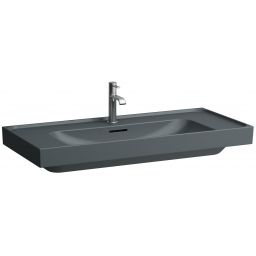 Laufen Meda umywalka 100x46 cm prostokątna ścienna-meblowa grafit mat H8101197581041