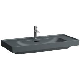 Laufen Meda umywalka 100x46 cm prostokątna ścienna-meblowa grafit mat H8101197581091