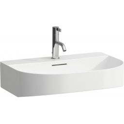 Laufen Sonar umywalka 60x42 cm półokrągła ścienna biała H8103424001091