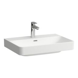 Laufen Pro X umywalka 65x46,5 cm prostokątna ścienna-meblowa biały mat H8108647571091