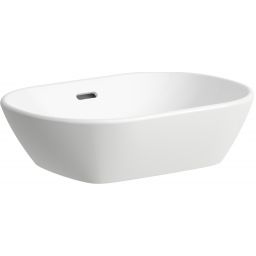 Laufen Lua umywalka 50x35 cm owalna nablatowa biała H8120834001121