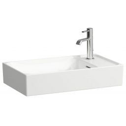 Laufen Meda umywalka 60x35 cm prostokątna nablatowa biały mat H8121137571061