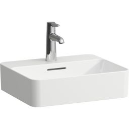 Laufen Val umywalka 45x38 cm prostokątna nablatowa biała H8122807571041