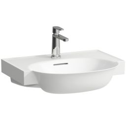 Laufen The New Classic umywalka 60x48 cm półokrągła biała z wzorem Bohemian H813853R011081