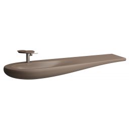 Laufen Il Bagno Alessi umywalka 160x50 cm ścienna-meblowa brąz/beż H8149711881041