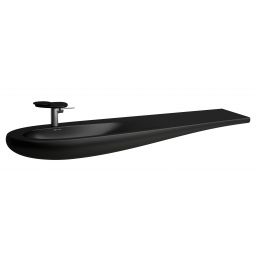 Laufen Il Bagno Alessi umywalka 160x50 cm ścienna-meblowa czarna H8149717161041
