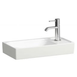 Laufen Meda umywalka 46x23,5 cm prostokątna ścienna-meblowa biała H8151134001141