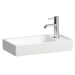 Laufen Meda umywalka 46x23,5 cm prostokątna ścienna-meblowa biały mat H8151137571141