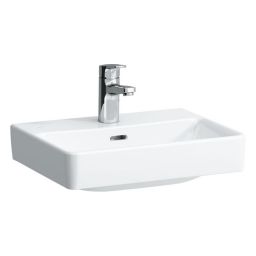 Laufen Pro S umywalka 45x34 cm prostokątna ścienna-meblowa biała H8159610001041