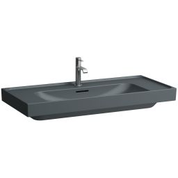 Laufen Meda umywalka 100x46 cm prostokątna ścienna grafit mat H8161197581041