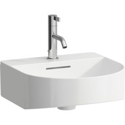 Laufen Sonar umywalka 60x42 cm półokrągła ścienna-meblowa biała H8163420001041