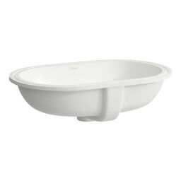 Laufen Savoy umywalka 51x31 cm owalna podblatowa biały mat H8189467571091