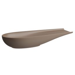 Laufen Il Bagno Alessi umywalka 100x38 cm owalna nablatowa cafe mat H8189741881121