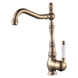 Laveo Evora bateria kuchenna stojąca w stylu retro miedziana BAE865D