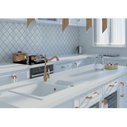 Laveo Evora bateria kuchenna stojąca w stylu retro miedziana BAE865D