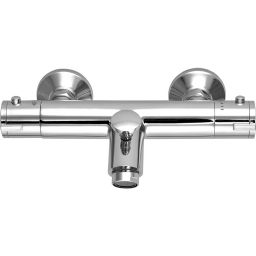 Laveo Termico bateria wannowo-prysznicowa ścienna termostatyczna chrom BAT01TD