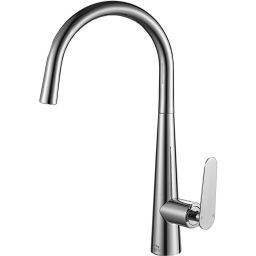 Laveo Nalda bateria kuchenna stojąca z wylewką U chrom BAY068D