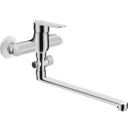 Laveo Appia bateria wannowo-prysznicowa ścienna chrom BLP01FD