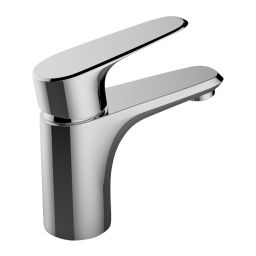 Laveo Rondo bateria umywalkowa stojąca chrom BLX022D