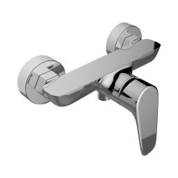 Laveo Rondo bateria prysznicowa ścienna chrom BLX040D