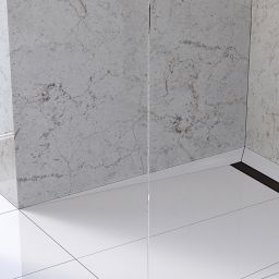Laveo Basso odpływ liniowy 60 cm ruszt odwracalny czarny COB760D