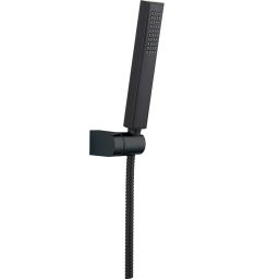 Laveo Pola zestaw prysznicowy ścienny czarny NAP70AD