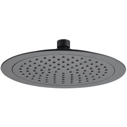Laveo Leia deszczownica 24 cm okrągła czarny NLE7DAD