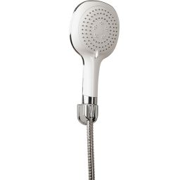 Laveo Lucas zestaw prysznicowy ścienny biały/chrom NLL60AD