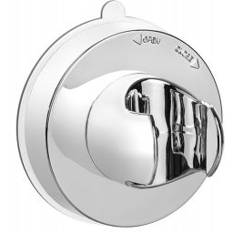 Laveo Sno uchwyt prysznicowy na przyssawkę chrom NLN000D