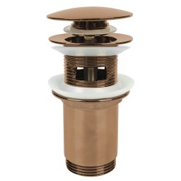 Laveo korek do umywalki klik-klak różowe złoto CKK82R3