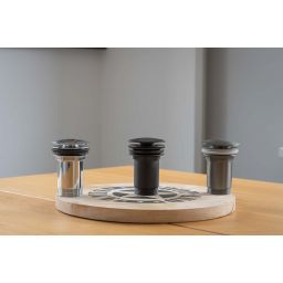 Laveo korek do umywalki klik-klak różowe złoto CKK82R3