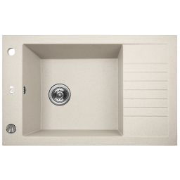 Laveo Pionier zlewozmywak granitowy 78x50 cm beżowy SBR413T