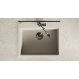 Laveo Tau zlewozmywak granitowy 60x50 cm beżowy SBT4106
