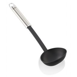 Leifheit Sterling łyżka wazowa czarny-stal 24057